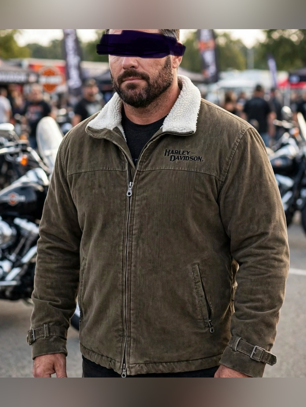 ❤️ Harley-Davidson Men's Dark Gray Bomber Jacket